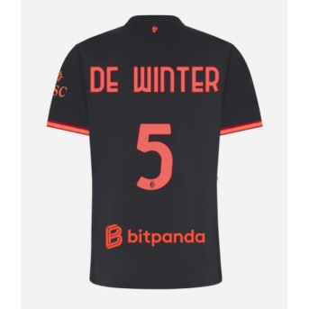 AC Milan Koni De Winter #5 Maglia Gara Terza Repliche 2026-27 Donna Maniche Corte